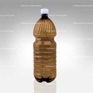 Бутылка ПЭТ 1,5 коричневая с колпачком (28) оптом и по оптовым ценам в Москве
