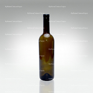 Бутылка 0,750 Бордо оливковая  (20/21/23) стекло оптом и по оптовым ценам в Москве