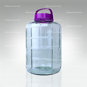 Бутыль (банка) стеклянный "фиолетовая" 20 л оптом и по оптовым ценам в Москве