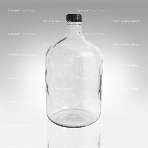 Бутыль 15,0 л Казацкий (прозрачный) стеклянный оптом и по оптовым ценам в Москве