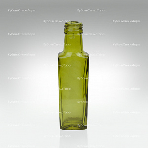 Бутылка 0,100  Гранит ВИНТ (28) Оливковая стекло оптом и по оптовым ценам в Москве