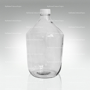 Бутыль 10,0 л Казацкий (прозрачный) стеклянный оптом и по оптовым ценам в Москве