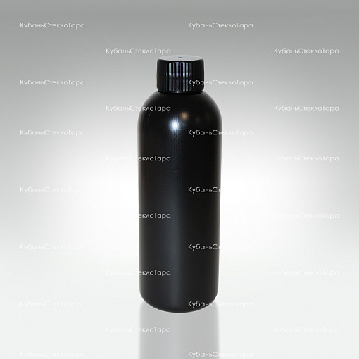 Флакон 0,200 л пластик черный (Din 24/410) оптом и по оптовым ценам в Москве
