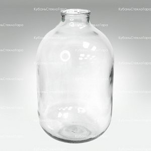 Бутыль 15,0 л (110) прозрачный стеклянный с крышкой оптом и по оптовым ценам в Москве