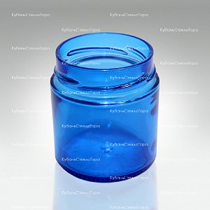 Стеклобанка 0,200  ТВИСТ (66)  Deep (синяя) банка стеклянная КСТ оптом и по оптовым ценам в Москве