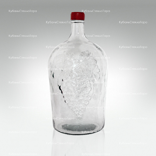 Винная бутылка 5 л (38) стекло с крышкой оптом и по оптовым ценам в Москве