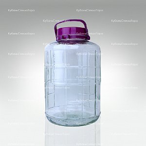 Бутыль (банка) стеклянный "фиолетовая" 16 л оптом и по оптовым ценам в Москве