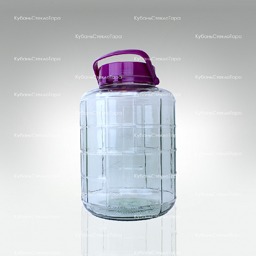 Бутыль (банка) стеклянный "фиолетовая" 12 л оптом и по оптовым ценам в Москве