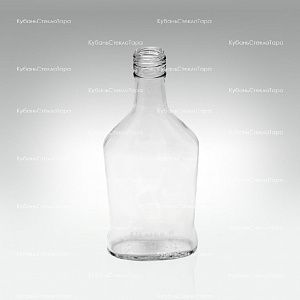 Бутылка 0,250 л "Фляжка"  (28) стекло оптом и по оптовым ценам в Москве
