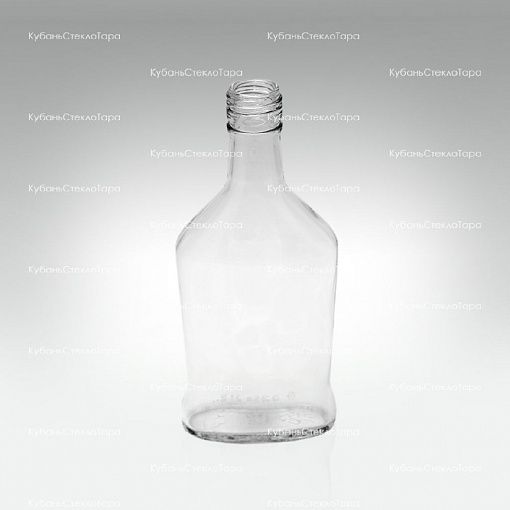 Бутылка 0,250 л "Фляжка"  (28) стекло оптом и по оптовым ценам в Москве
