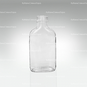 Бутылка 0,250 л "Фляжка" (28) стекло оптом и по оптовым ценам в Москве
