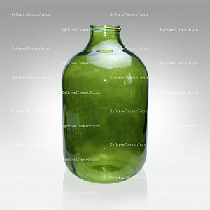 Бутыль 10 ТВИСТ (82) (зеленый) стеклянный оптом и по оптовым ценам в Москве