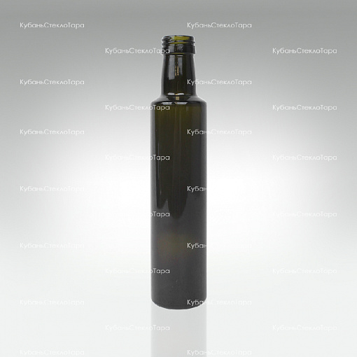 Бутылка 0,250  (31,5)"DORIKA" оливковая стекло оптом и по оптовым ценам в Москве