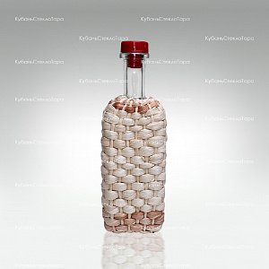 Бутылка 0,500 л. «Хуторок» (Оплетенная) стекло оптом и по оптовым ценам в Москве
