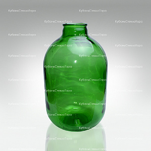 Бутыль СКО 10л (зеленый) стеклянный оптом и по оптовым ценам в Москве
