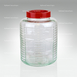 Бутыль (банка) стеклянный GL-70/15 л оптом и по оптовым ценам в Москве